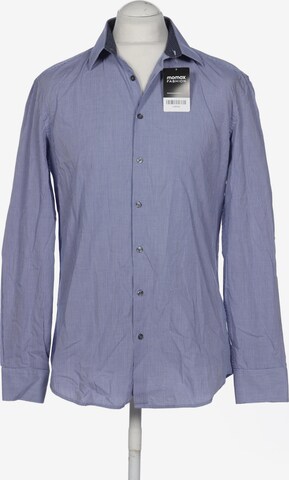 MONTEGO Button Up Shirt in L in Blue: front