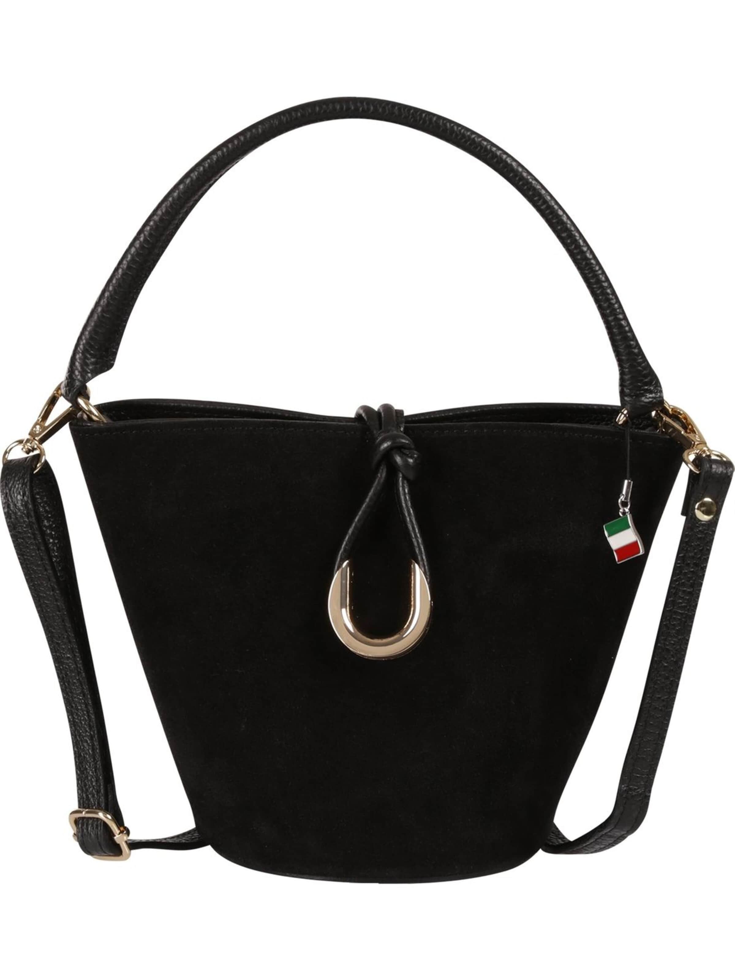 Borsa a mano di Florence in nero: frontale