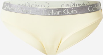 Calvin Klein Underwear Figi w kolorze żółty: przód