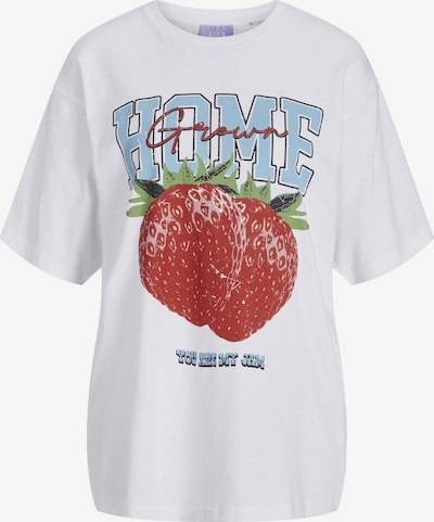 Marškinėliai 'JXMillow' iš JJXX, spalva – šviesiai mėlyna / žalia / raudona / balta, Prekių apžvalga