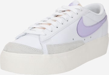 Nike Sportswear Низкие кроссовки 'Blazer' в Белый: спереди