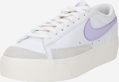 Nike Sportswear Låg sneaker 'Blazer' i ljusgrå / lavendel / vit, Produktvy