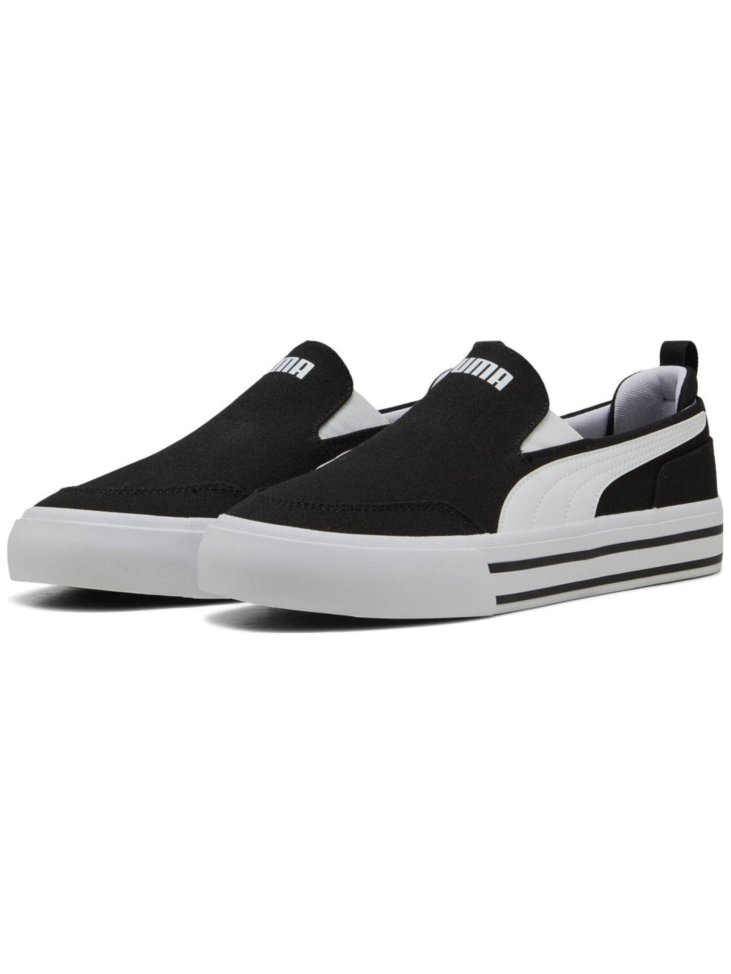PUMA - Zapatillas sin cordones 'Court Classic' en negro