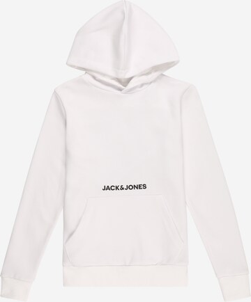 Jack & Jones Junior Mikina – bílá: přední strana