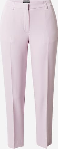 Dorothy Perkins Tapered Pleated Pants in Purple: front