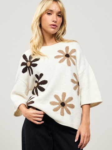 Next Sweater in White: front