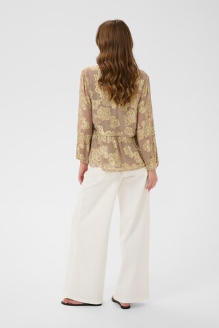 Chemisier 'CUBuda' CULTURE en beige