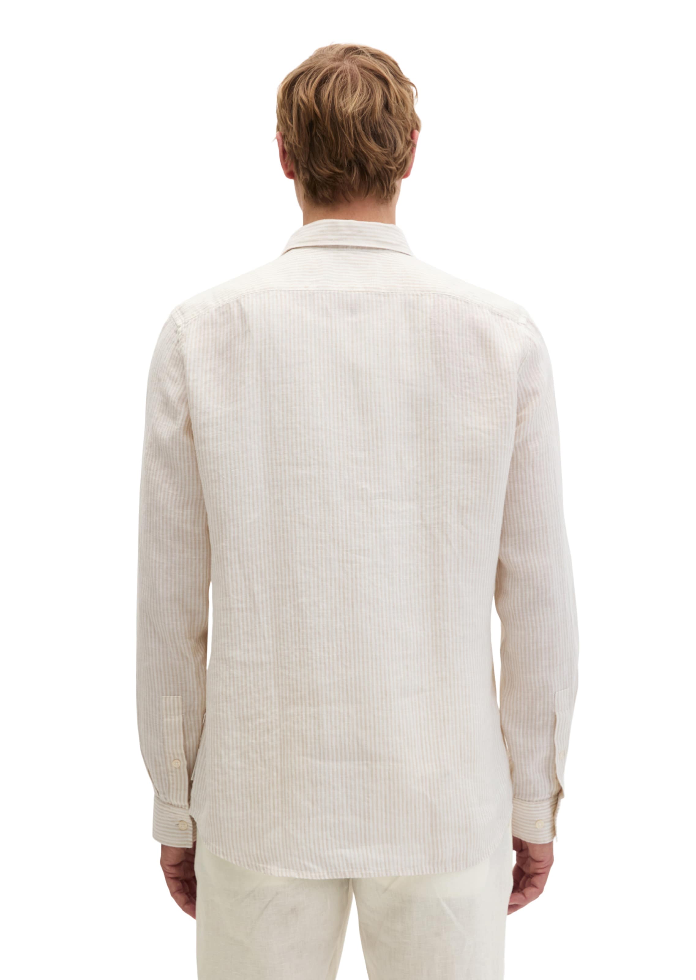 Marc O'Polo Regular fit Button Up Shirt in Brown