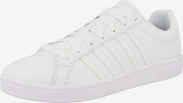 Sneaker low 'Court Tiebreak' de la K-SWISS pe alb: față