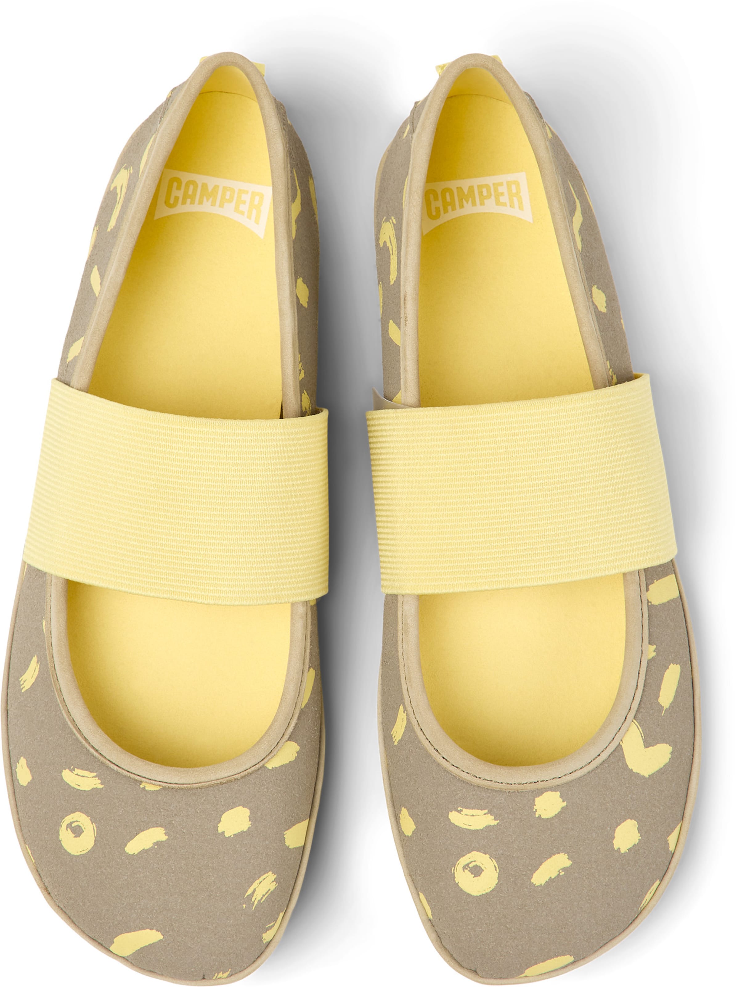 CAMPER Strap ballerina 'Right Nina' in Beige