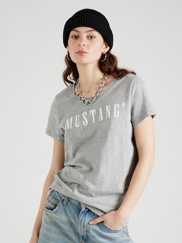 MUSTANG - Camisa 'Alma' em cinzento: frente