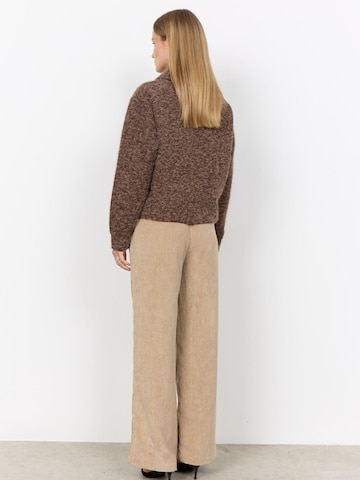 Soyaconcept Knit Cardigan 'HIRE' in Brown