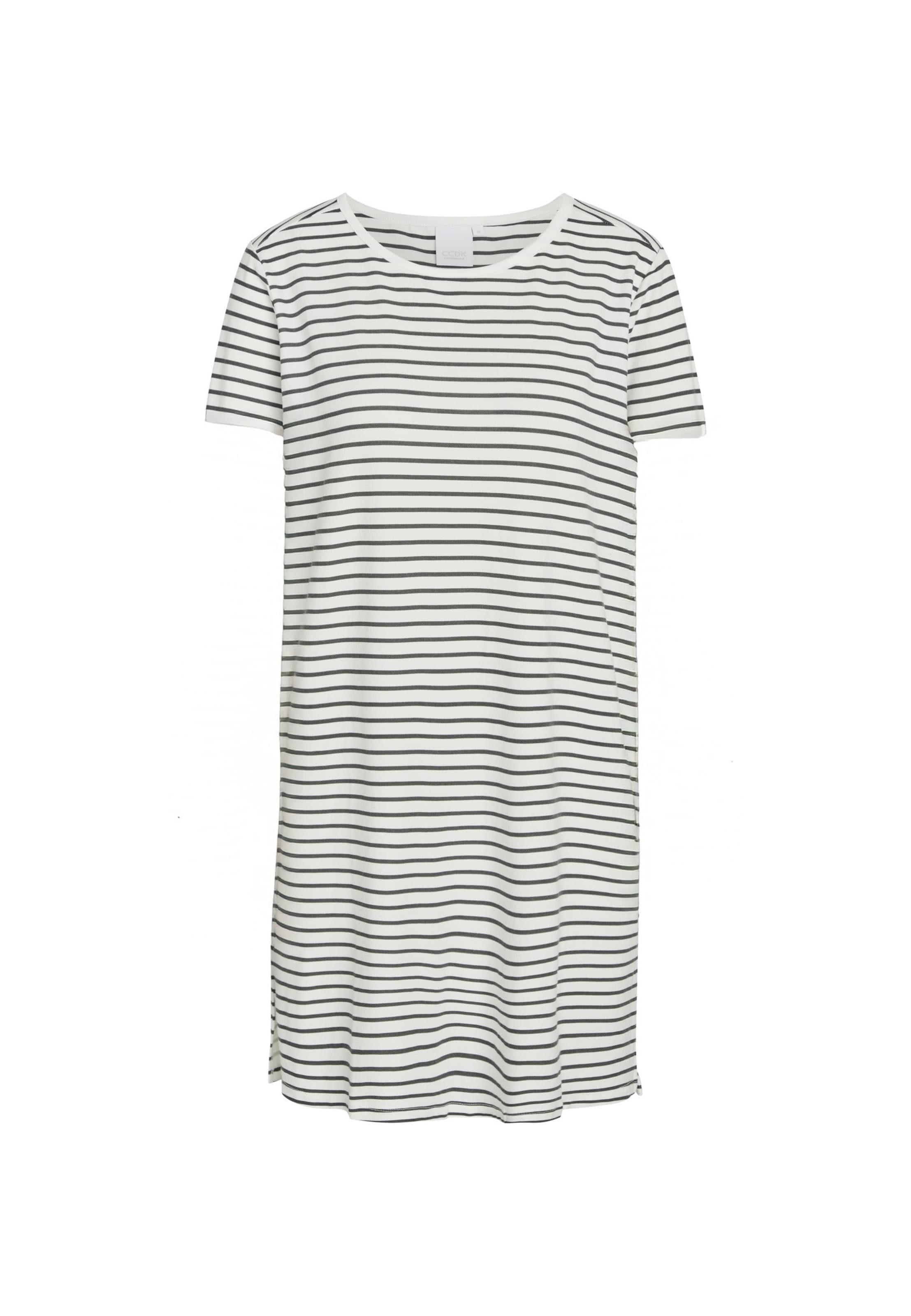 Chemise de nuit 'Bea' CC DK en noir : devant