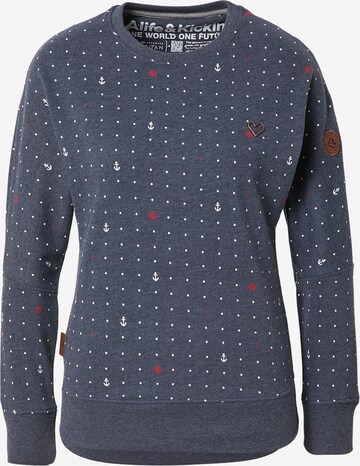 Alife and Kickin Sweatshirt 'Darla' in Blau: predná strana