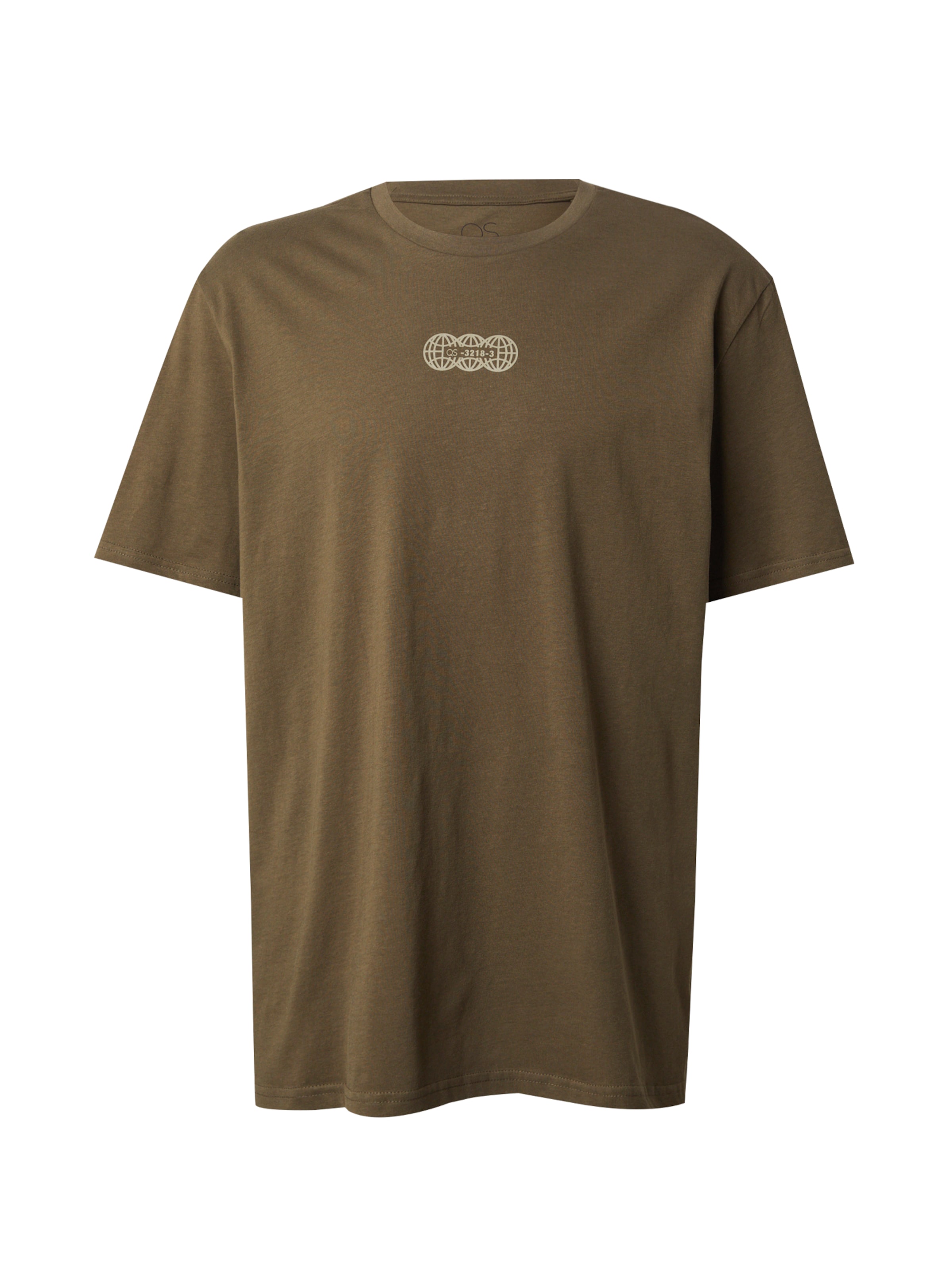 QS Shirt in Groen: voorkant