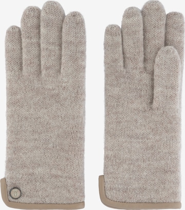 Roeckl Full Finger Gloves in Brown: front