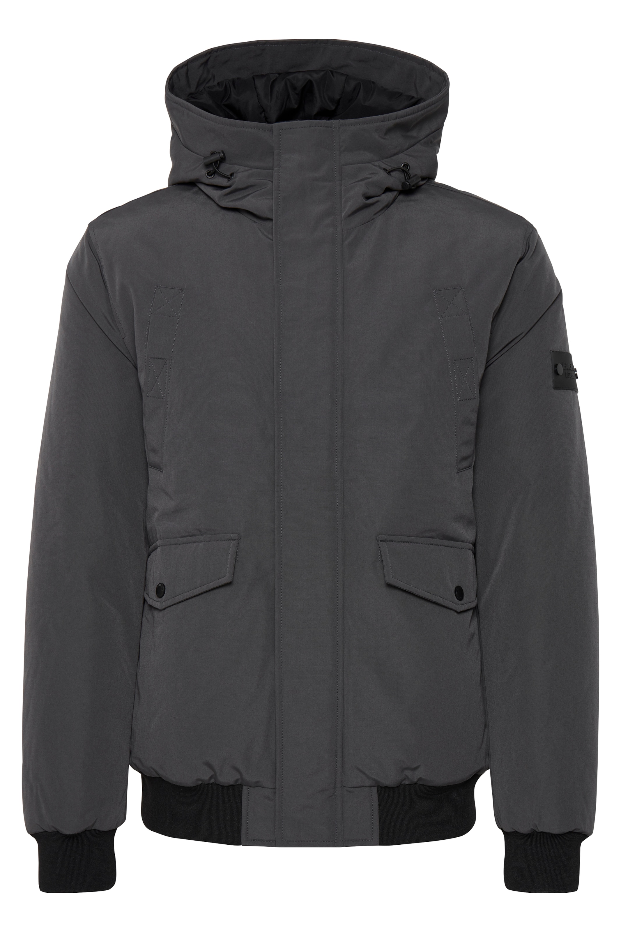 INDICODE JEANS Winter Jacket in Grey: front