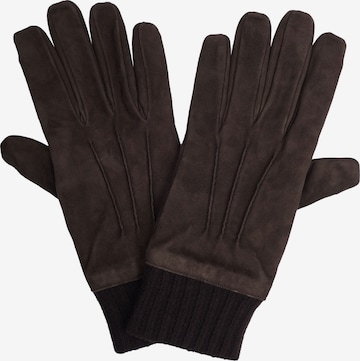 Gants PAL ZILERI en marron : devant