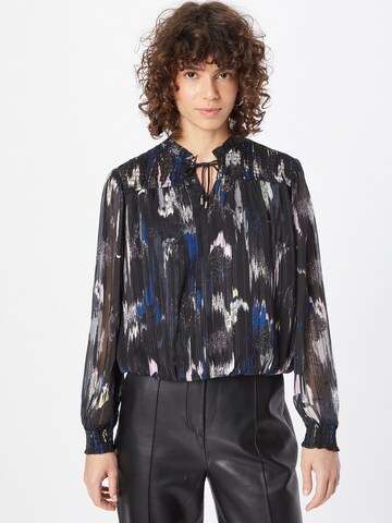 s.Oliver Blouse in Zwart: voorkant