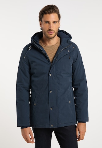 DreiMaster Vintage Winter Jacket in Blue: front