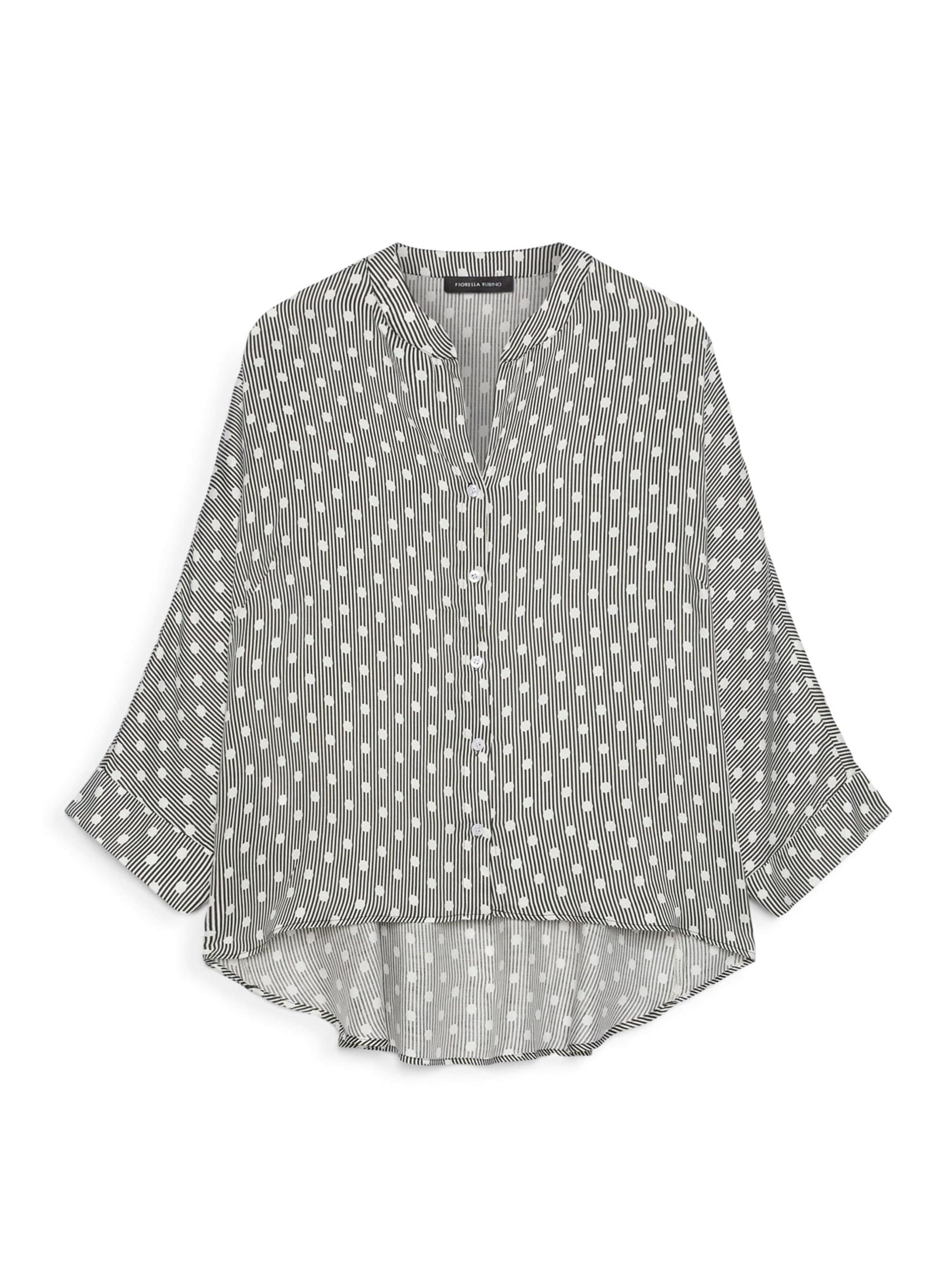 Fiorella Rubino Blouse in Grey: front