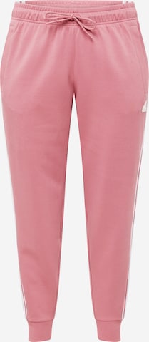 ADIDAS SPORTSWEAR Workout Pants 'Future Icons 3-Stripes  ' in Pink: front