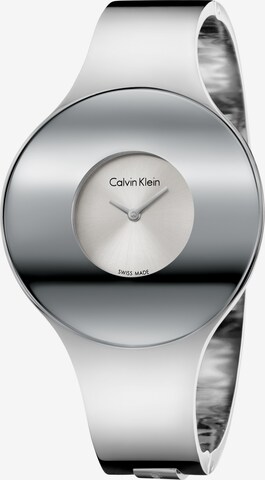 Calvin Klein Analoog horloge in Grijs: voorkant
