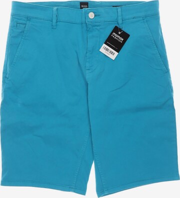 BOSS Orange Shorts in 33 in Blue: front