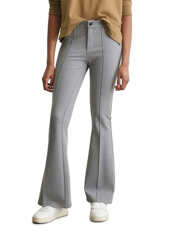 Marc O'Polo DENIM Boot cut Trousers with creases in Grey: front