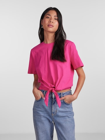 PIECES - Camisa 'TIA' em rosa