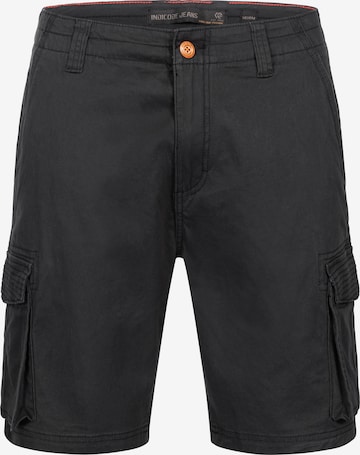 INDICODE JEANS Cargo trousers 'Solupe' in Black: front