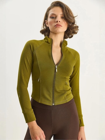 Giacca di felpa di Bianco Lucci in verde