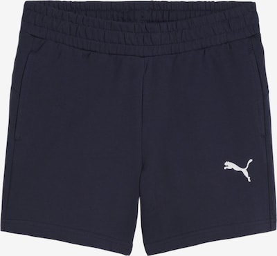 PUMA Workout Pants 'TeamGOAL' in Navy / White, Item view