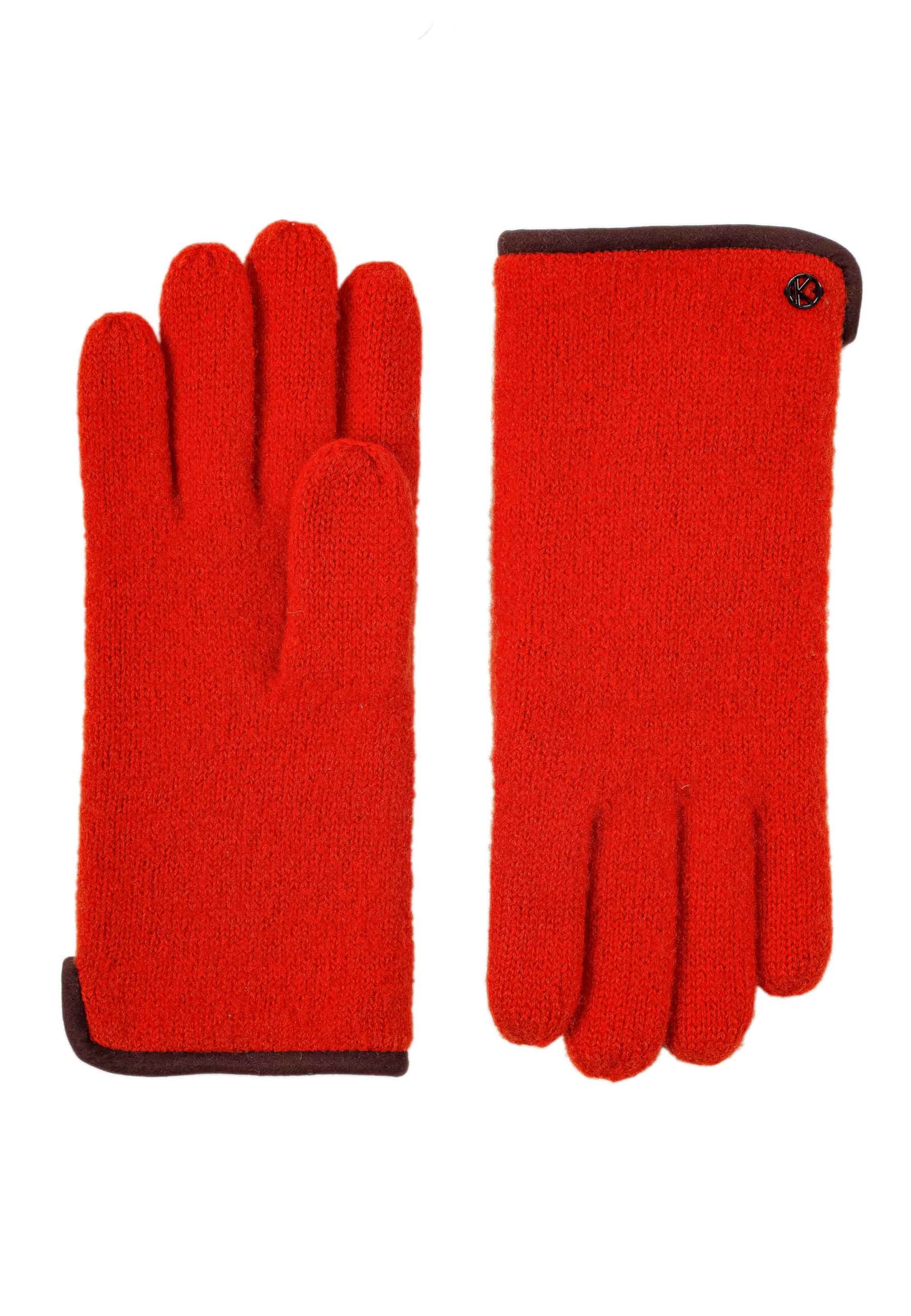KESSLER Fingerhandschuhe 'Sasha' in Orange: Vorderseite