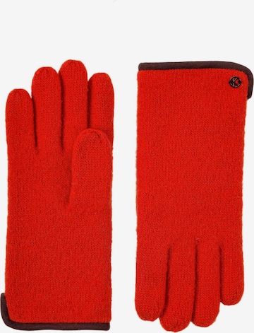 KESSLER Full Finger Gloves 'Sasha' in Orange: front