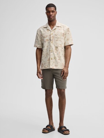 STRELLSON Comfort Fit Hemd 'Nohan' in Beige