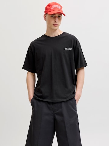 T-Shirt 'JCOEterna' JACK & JONES en noir : devant