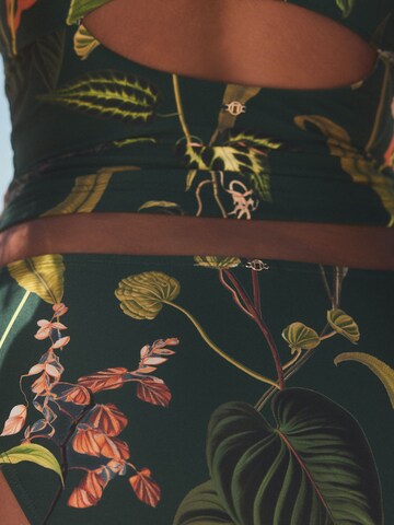 Next Bandeau Tankiny top – zelená
