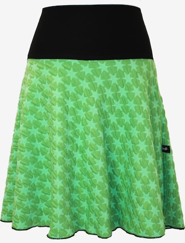 dunkle design Skirt 'Stern' in Green: front
