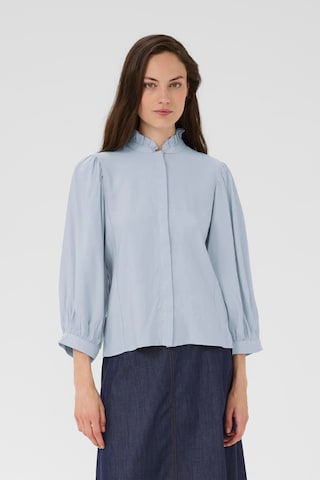 KAREN BY SIMONSEN Bluse 'KBDenise' in Blau: Vorderseite