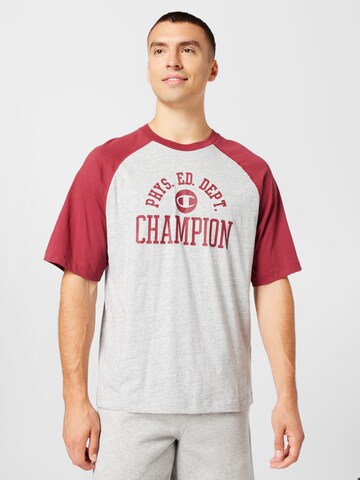 T-Shirt 'Legacy' Champion Authentic Athletic Apparel en gris : devant