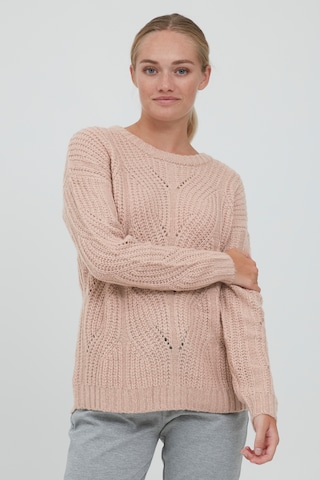 Oxmo Sweater 'Chiara' in Pink: front