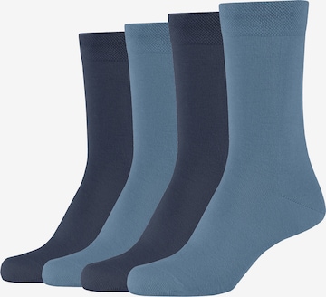 camano Socken in Blau: predná strana