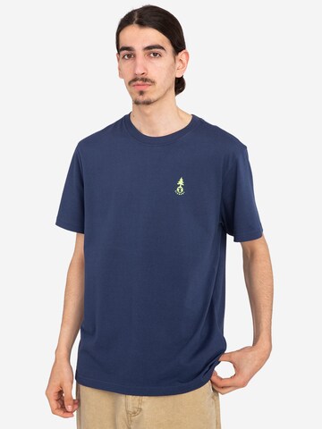ELEMENT Shirt 'A TREE GROWS' in Blauw