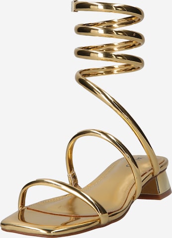 ALDO Sandals in Gold: front