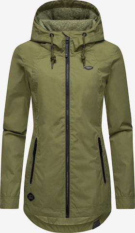 Veste mi-saison 'Zuzka' Ragwear en vert : devant
