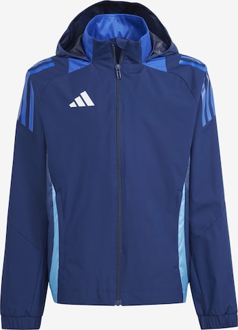 ADIDAS PERFORMANCE Sportjacke 'Tiro' in Blau: Vorderseite