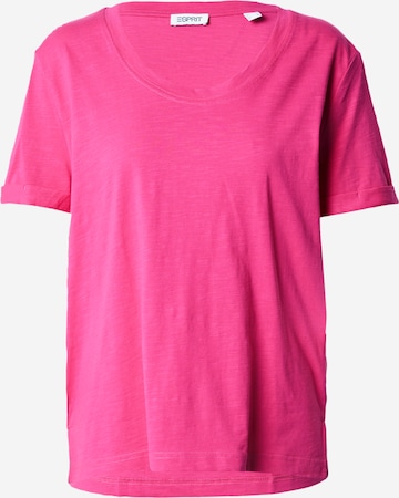 T-shirt ESPRIT en rose : devant