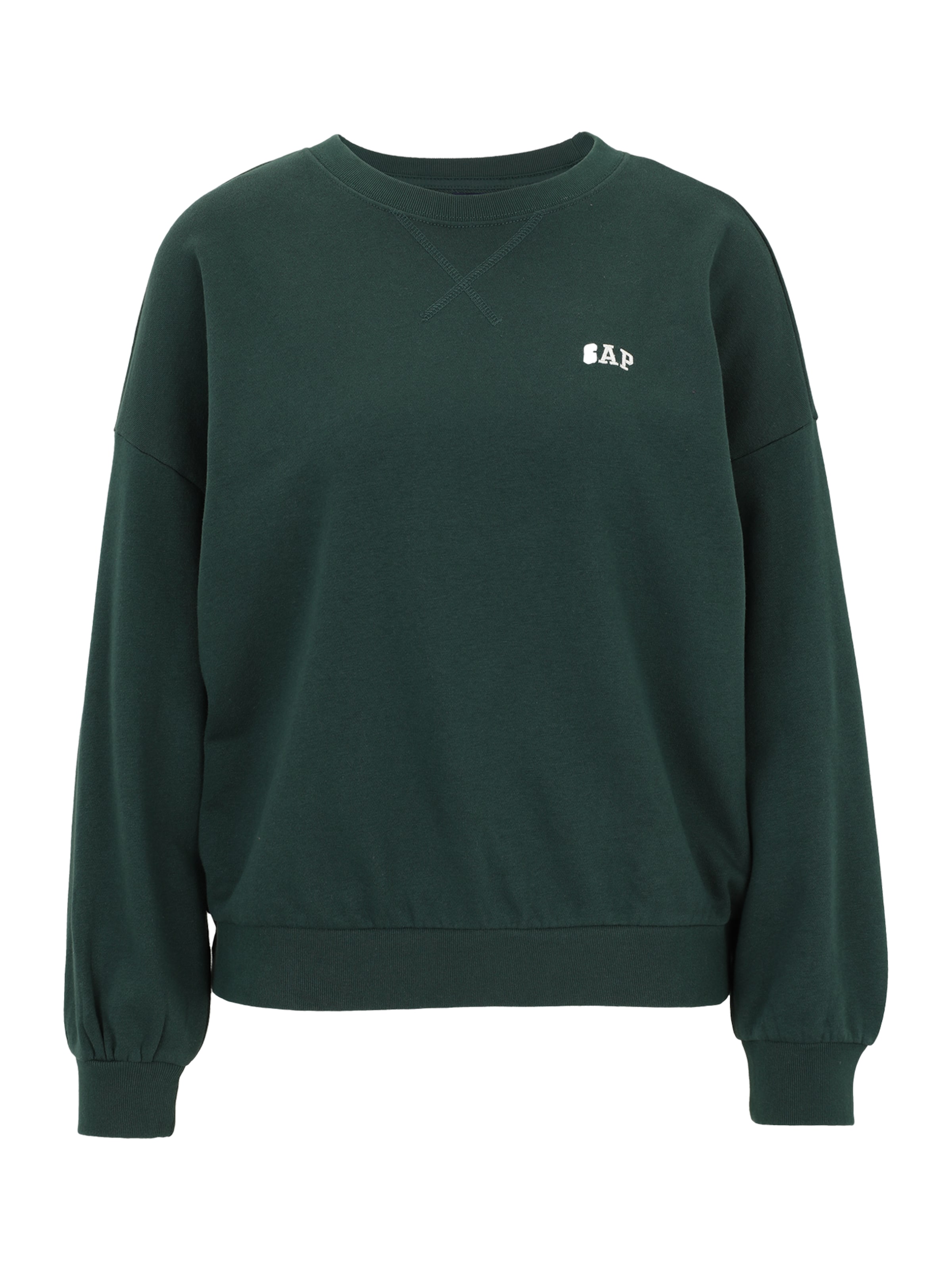 Gap Petite Μπλούζα φούτερ σε πράσινο: μπροστά