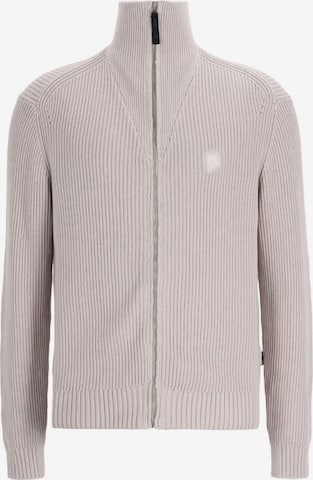 Vestes en maille ' Oliver Full Zip' CHASIN' en gris : devant